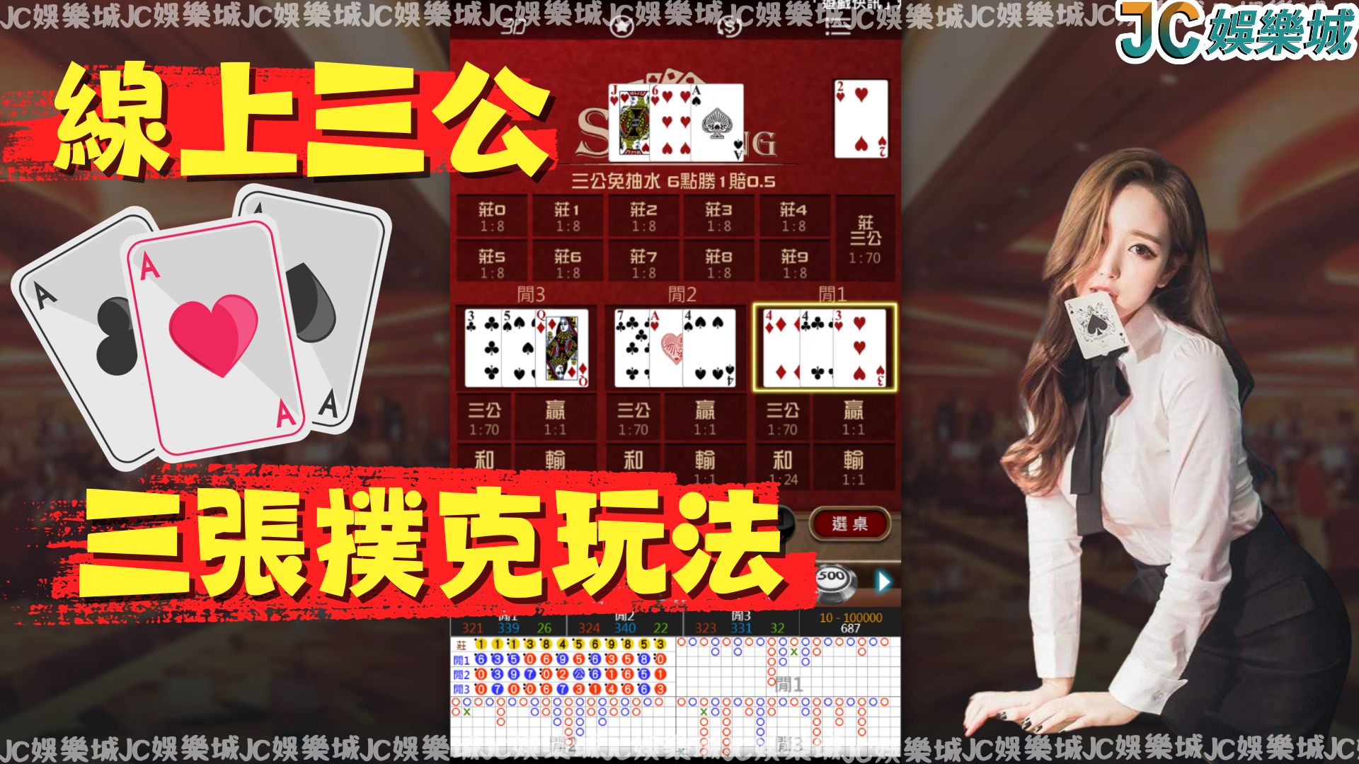 3 card poker三張撲克玩法